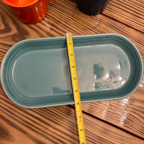 HLC Fiestaware USA ring handle mug set/ Fiestaware bread plate tray - Picture 6 of 11